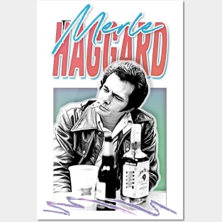 Merle Haggard  / Country Music Fan Gift Posters and Art